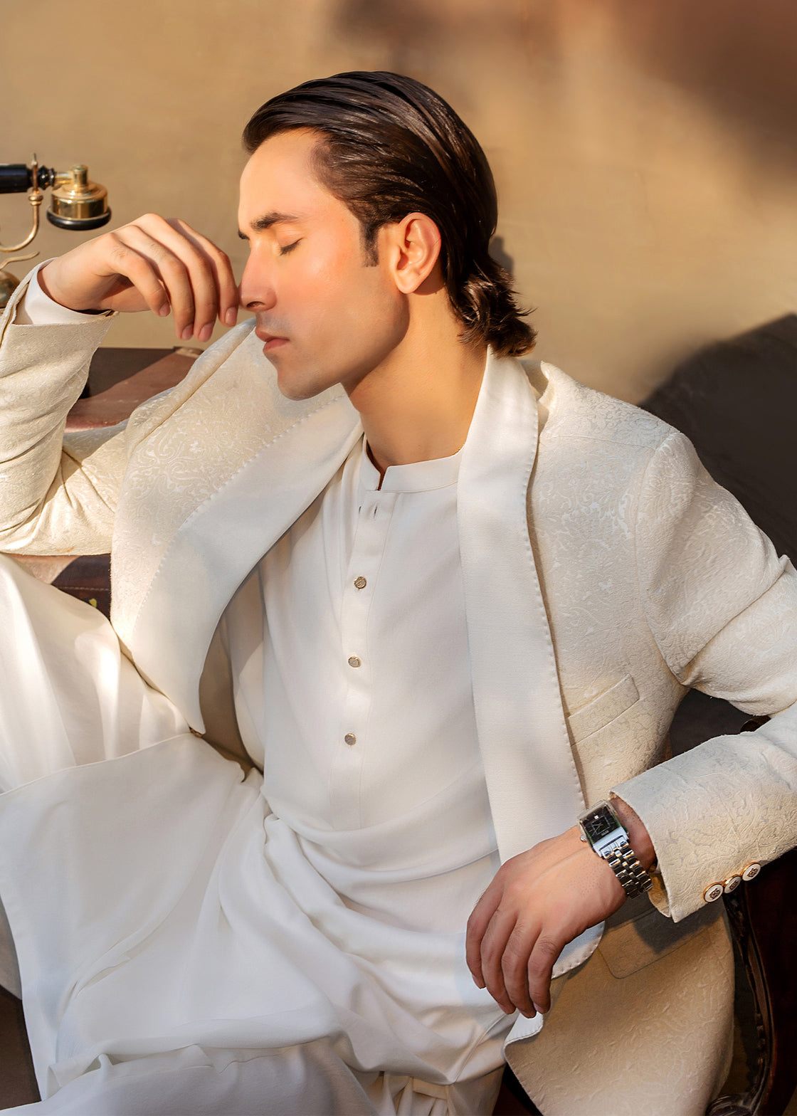 Shamsheer - Tuxedo - Kurta Set