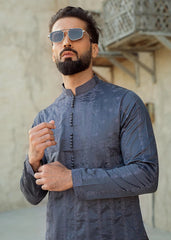 MEN ON GREY